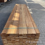 Ca. 234x Basralocus beschoeiingsplanken, 20x100mm, lengte 400cm